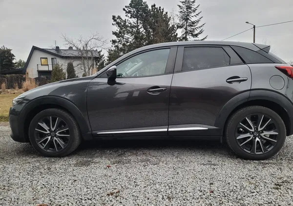 mazda cx-3 świętokrzyskie Mazda CX-3 cena 64900 przebieg: 106154, rok produkcji 2018 z Wrocław